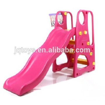 Factory Direct JQ3017 Kinder Kunststoff Outdoor Spiel Pink Slide